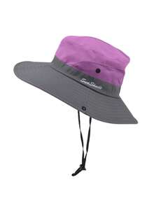 1 Piece, Unisex Sun Protection Bucket Hat, Women's Summer Sun Hat, Outdoor Quick Drying Hat, Suitable For Matching With Summer Clothing And Dresses - A - View 11