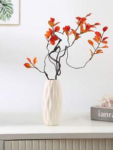 6 piezas Jarrones cerámicos miniatura de estilo nórdico minimalista para flores secas, decoración de escritorio, oficina, sala de estar, accesorios hechos a mano para el hogar, decoración del hogar, jarrones de flores, jarrones de vidrio