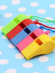 10pcs/20pcs/30pcs High Quality PVC Referee Whistles - Loud Colorful Sports Whistles With Lanyard, Clear And Loud Sound For Referees, Cheerleaders And Outdoor Activities - Ideal For Coaches And Referees For Soccer And Basketball Games, Birthdays And Wedding Celebrations, Christmas,Wear Resistant - Multicolor - View 8