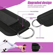 Sangle de cheville de fitness, boucle pour l'entraînement des fessiers et de l'extension des jambes, sangle de cheville pour rack de squat, accessoires de gym pour les chevilles