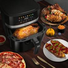 KotiCidsin 8,5 l ölfreie Heißluftfritteuse 2000 W