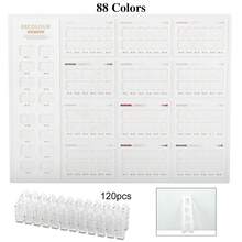 48/88/160 Colors Nail Art Display Board Acrylic Nail Stand With False Tips UV Gel Polish Glue Nail Color Showing Shelf, Multi-Functional For Nail Art Display, Photography, Nail Tools Background