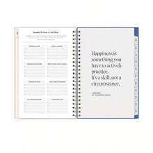 The Everygirl Weekly/Monthly Wirebound Planner 5x8 Printed Floren Blue - 1 - View 8