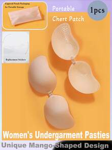 Nude Skin-Tone Women Nipple Covers In Mango, Feathers, And Shell Shapes - Multiple Style Options Available. Made Of Soft, High-Quality Materials Suitable For All Seasons, Breathable And Non-Stuffy. Features Discreet Lifting And Shaping. Comes With Strap Design On Some Models, Packaged In Pull-Out Cases With Protective Films For Easy Carry And Reuse.