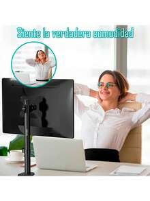 Soporte Para Monitor De Escritorio De 15 a 30 Pulgadas Articulado - Negro - Ver 3