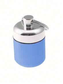 Moisture-Proof And Waterproof Aluminum Alloy Sealed Canister For Coins, Pills, And Water - Portable And Multifunctional Metal Container Box