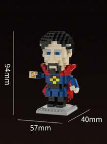 Takara Tomy Spider-Man Building Blocks IronMan Groot Brick Cartoon Character Rocket Raccoon Micro Rhinestone Small Particles Assembled DIY Building Block Toys Children Birthday Gift