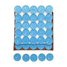 100 Stücke/50 Stücke minimalistische kleine Kerzen, alltägliches Lässig Party- und Veranstaltungszubehör, weiße/rosa/rote/blaue/gelbe/lila/grüne Kerzen, eine Kerze brennt 2-4 Stunden, romantische Kerzendekoration für Hochzeit & Abendessen Geschenke Geburtstag Abschluss