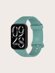 1 قطعة حزام ساعة ذكية من السيليكون سهل الفصل والتثبيت متوافق مع ساعة شاومي Mi Smart Band 9 Pro / 8 Pro لون أحادي بتصميم كاجوال