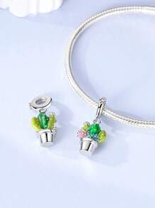 STYFNE 1 pieza Colgante holográfico que brilla en la oscuridad con elementos de barco pirata, flores, corazón celestial, serpiente, enfermera y fe, adecuado para pulsera DIY, joyería para mujer, manualidades diarias pequeñas de regalo para niña