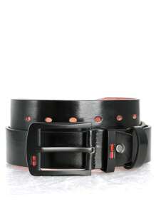 1pc Men's Belts, Casual Daily Formal Belts, Jeans, Fashionable Needle Buckle Belts, Handmade Belts Suitable For Work, Business, And Travel