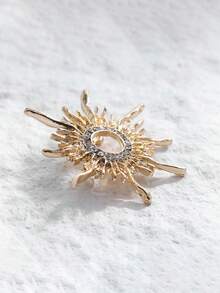 1 件复古优雅巴洛克宫廷风格太阳胸针，适合服装和背包，珠宝配饰礼物 - 太陽胸針 - 查看 5