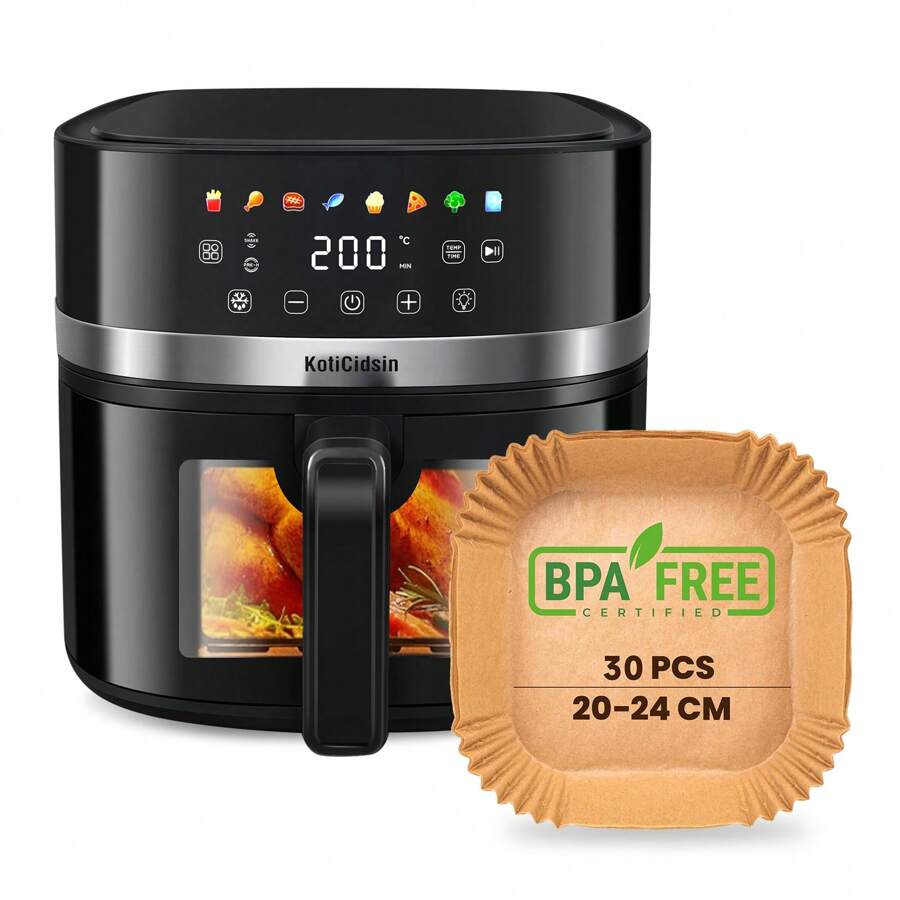 KotiCidsin 8,5 l ölfreie Heißluftfritteuse 2000 W