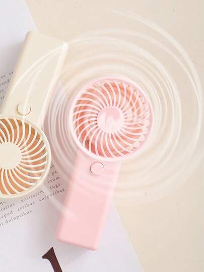 2x Quạt cầm tay mini - Quạt cầm tay cá nhân nhỏ chạy bằng pin, thích hợp cho trẻ em, bé gái, phụ nữ, nam giới thời trang - Du lịch trong nhà và ngoài trời