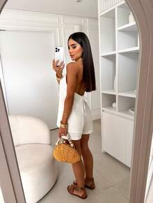 HELENA PREMIUM TAILORING SET. FRONT AND BACK TIES - White - View 3