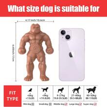 Jouets pour chiens pour les mâcheurs agressifs. Jouet à mâcher drôle pour chiens musclés. Os à mâcher en nylon incassable, longue durée. Jouets de mâchage pour chiots, jouets de dentition pour grands chiens. Jouets pour chiens pour les garder occupés. Jouet à mâcher durable en nylon.