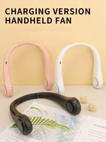 Neck Hanging Fan, Portable Outdoor Neck Fan, Must-Have Outdoor Sports Cooling Fan, 3-Speed Adjustable 800mAh Mini Slouchy Fan, Neckband Bladeless Rechargeable 360° Adjustable Cooling Air Conditioner, Outdoor Student Quiet High-Volume Cooling Device, Gift/Valentine's Day Gift/Girlfriend/Easter/Men/Women/Multiple Colors Birthday Gift