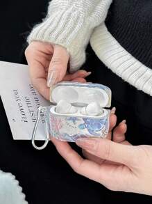 Turtle, Shell, Coral Earphone Case, Ocean Themed Transparent Earphone Case With 1 Earphone Case Buckle, Compatible With AirPods Pro (2nd Generation), AirPods 3, AirPods Pro, AirPods 1/2, AirPods 4