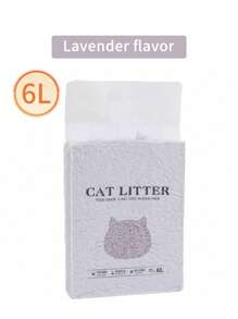 6L geruchsabsorbierendes Katzenstreu aus Tofu, schnell aufquellend, gute Wasseraufnahme, Katzen Haustierzubehör, Leckerchen, Bentonit Katzenstreu
