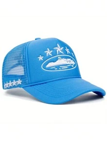 5-Pointed Star Baseball Mesh Snapback Cap, Simple & Practical Multi-Functional - Mesh Baseball Cap - View 10