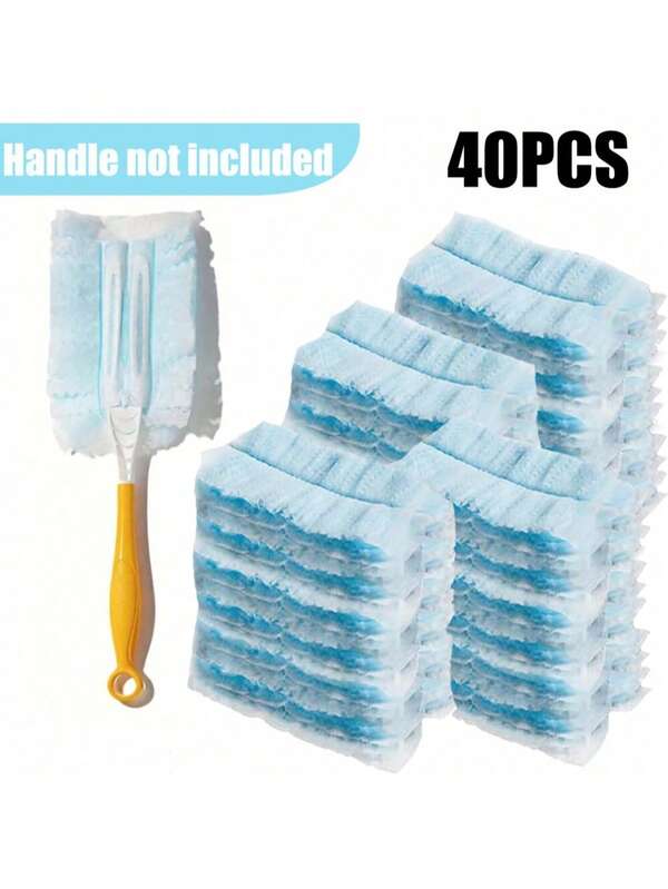 10/40/30 Piezas, Cabezal de cepillo de eliminación de polvo electrostático de repuesto, Cabezal de cepillo de eliminación de polvo para el hogar de repuesto, Cabezal de cepillo de eliminación de polvo de repuesto, Adecuado para ropa, muebles, automóvil, teclado, (sin mango), Artículos de limpieza, Herramientas de limpieza, Suministros navideños, Limpieza de Halloween. Adecuado para Halloween, Navidad y Acción de Gracias