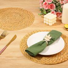 6pcs Table Runners 28*275cm + 36pcs Placemats 33cm, Table Runner And Placemat Set, Suitable For Party Decoration