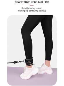 1pc Ankle Strap For Squat Rack, Leg Training, Strength & Stretching, Fitness Equipment - Multicolor - View 4