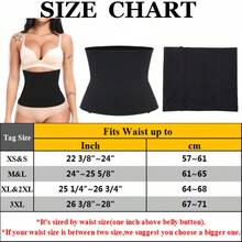 Waist Trainer Body Shaper Girdle Belly Reducing Belts And Modeling For Women High Compression - Black - View 6