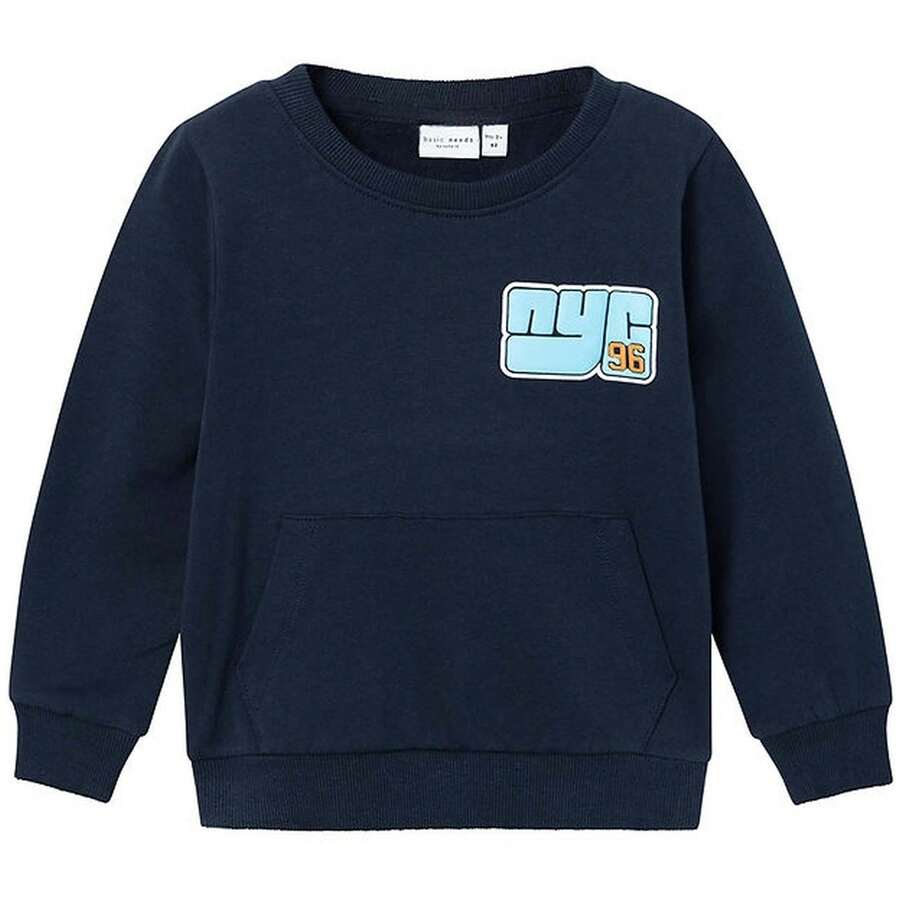 Name It 13220395-DARK Blue Kids' Sweatshirt ✅ Delivery Within 24/72 Hours To Mainland Spain - الأزرق - مشاهدة 1