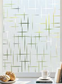 1Roll Window Privacy Film Frosted Glass Window Film, Decorative Privacy Cling, UV Blocking Staic Cling Bathroom Glass Frosting Sticker, Non-Adhesive Front Door Cover Room Decor Stickers Home Decor Wall Decor Bedroom Decor Bathroom Decor Room Decor Home Decor Living Room Wall Paper Wall Stickers Wall Papers Kitchen Decor Personalised Stickers
