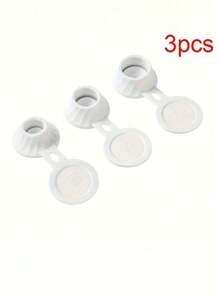 3 pièces Kit de vidage de bouteille Capuchon pour distributeur inversé Shampooing Lotion, Ensemble retourné Saver avec adaptateurs de 3 tailles, Bouchons de bouteille inversés étanches pour vider les lotions, shampooings et condiments de cuisine