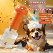 Fabricador de burbujas de baño inteligente para mascotas, electrodoméstico de baño para gatos y perros, máquina de espuma de un solo clic, fabricador de burbujas para mascotas