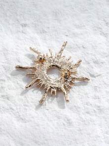 1 件复古优雅巴洛克宫廷风格太阳胸针，适合服装和背包，珠宝配饰礼物 - 太陽胸針 - 查看 4