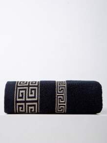 1pc Thin Bath Towel, Variety Of Colors, Minimalist Jacquard Plaid Pattern, Rectangular 70*140cm Adult Unisex Swimwear, Bathing, Wrapping Towel Or 34*74cm Hand Towel, 34*34cm Handkerchief, Quick-Drying, Absorbent, Soft, Suitable For Bathroom, Kitchen, Travel, Holiday Gift, Gym, Beach, Hotel, Salon, Outdoor