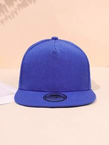 1 Top Unisex Simple Solid Color Flat-Brimmed Hip-Hop Hat Adjustable Street Baseball Cap For All Seasons Outdoor Party Sports Fashion Wear - Multicolor - View 13