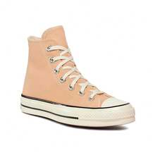 CONVERSE A03446C - Giày vải đế dày cổ cao thời trang nam đa năng thường ngày - Quả đào - Xem 2