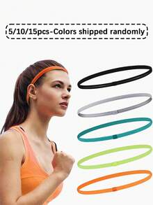 Elastic Silicone Sports Headband,Sun Protective Anti-Uv Face Mask For Cycling, Motorcycle Riding & Skiing - Breathable Silk Ice Cool Triangle Scarf With Ear Loops,Summer Yoga Headbands,Elastic Silicone Sports Headband,Summer & Winter Sports Balaclava, Dustproof, Windproof & Quick-Dry Neck Gaiter For Men, Women & Teens - Multicolor - View 1