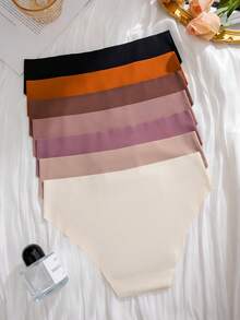 7pcs/Pack Women Sports Invisible Seamless Sexy Comfortable Briefs - Nhiều màu - Xem 2