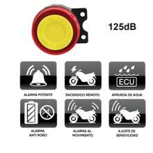 Motorcycle And Bicycle Anti-Theft Alarm With Smart Wireless Remote Control, Super Loud Alarm Sound, Convenient One-Click Operation - Black - View 3