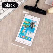 1pc Waterproof Phone Pouch - Clear Dry Bag Compatible With IPhone 14/13/12/11 Pro Max, XS/XR/X/8/7/6s Plus, SE, Galaxy S21/S20/S10 Plus, Note 10+/9, Pixel 4 XL To 7 Inch - Durable ABS/PVC Material, Fit For Phones, Mini Devices