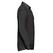 Russell Europe Mens Poplin LongSleeved Shirt (Black) - Coffee Brown - View 3