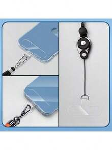 10pcs Universal Phone Lanyard String, Detachable Hanging Strap With Card Slot For Smartphone Accessories - Multicolor - View 4