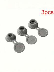 3 pièces Kit de vidage de bouteille Capuchon pour distributeur inversé Shampooing Lotion, Ensemble retourné Saver avec adaptateurs de 3 tailles, Bouchons de bouteille inversés étanches pour vider les lotions, shampooings et condiments de cuisine