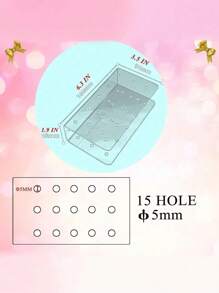 1pc 15/20-Holes Lollipop Holder With Clear Acrylic Display Stand, Candy Shelf For Wedding Party Birthday Cake Pop Dessert Display Wedding Decor Wedding Party Supplies Wedding Decorations Wedding Accessories Wedding Cake Stand