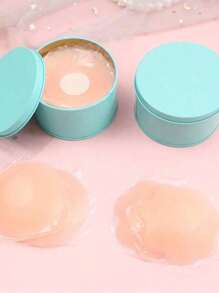 2/6/12 Pcs Reusable Seamless Silicone Nipple Covers - Invisible, Self-Adhesive, Anti-Convex Breast Patches For Women - Comfortable, Breathable, And Easy To Clean Bra Accessories