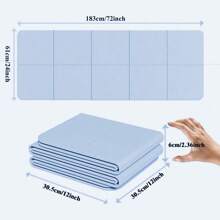 1pc Folding Yoga Mat Thick Yoga Mat Water Proof Yoga Mat Comfortable Yoga Mat 183*61*0.4cm/0.5cm Thickness Recommended For Beginners Soft Cushion Fitness Mat Double-Sided Yoga Mat Exercise Mat For Sports Fitness, Fitness Floor Mat , Gym Set ,Suitable For Gift Giving,Mother's Day Gift, Birthday Gift, Christmas Gift,Gymnastics, Exercise, Pilates, Workout At Home, Sports Socks, Fitness Socks Yoga Socks Pilates Socks