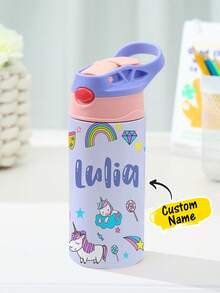 Botella de acero inoxidable - unicornio - Ver 14