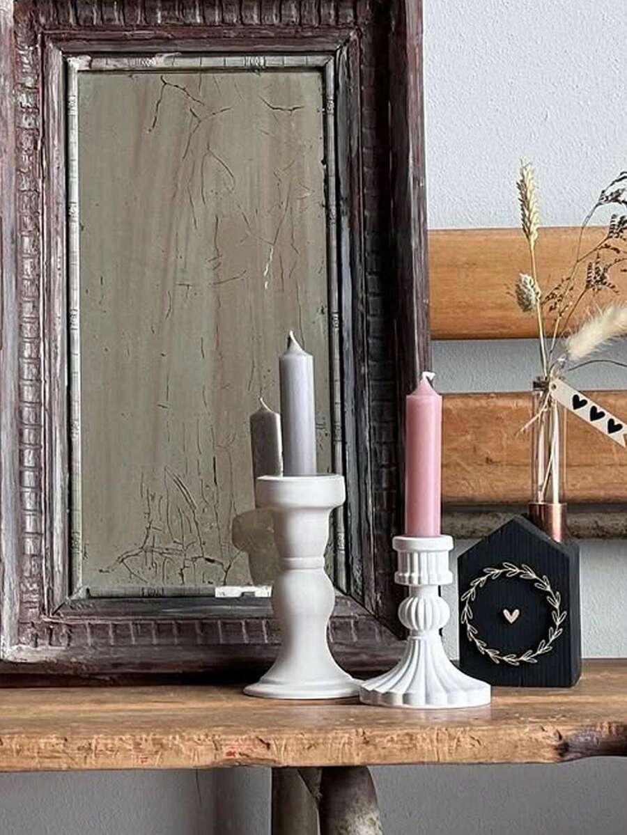 1PC Khuôn silicon đựng nến kiểu cổ điển DIY Khuôn thạch cao đựng nến hình cột La Mã Trang trí nhà cửa Đồ trang trí Khuôn nhựa Epoxy Khuôn đúc thủ công mỹ nghệ - trắng - Xem 1
