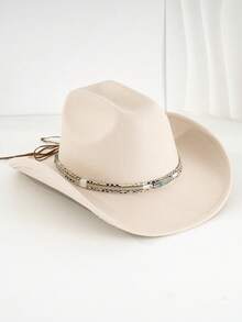 1 dây ruy băng satin polyester họa tiết Paisley cổ điển cho mũ Panama & mũ cao bồi, mũ cao bồi Boho Ridge, mũ đi biển, mũ Panama, mũ chống nắng, mũ nhạc Jazz, mũ cao bồi, mũ nỉ mềm, mũ Fedora, phù hợp cho mọi mùa - Màu be - Xem 5