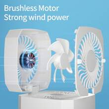 Portable Heating And Cooling Fan Mini Multi-Function Heater Desktop Small Heater New Household Foot Warmer Rapid Cooling And Heating, Home Office Essential Artifact Available In Winter And Summer - US A Type Plug(110-127V) - View 6